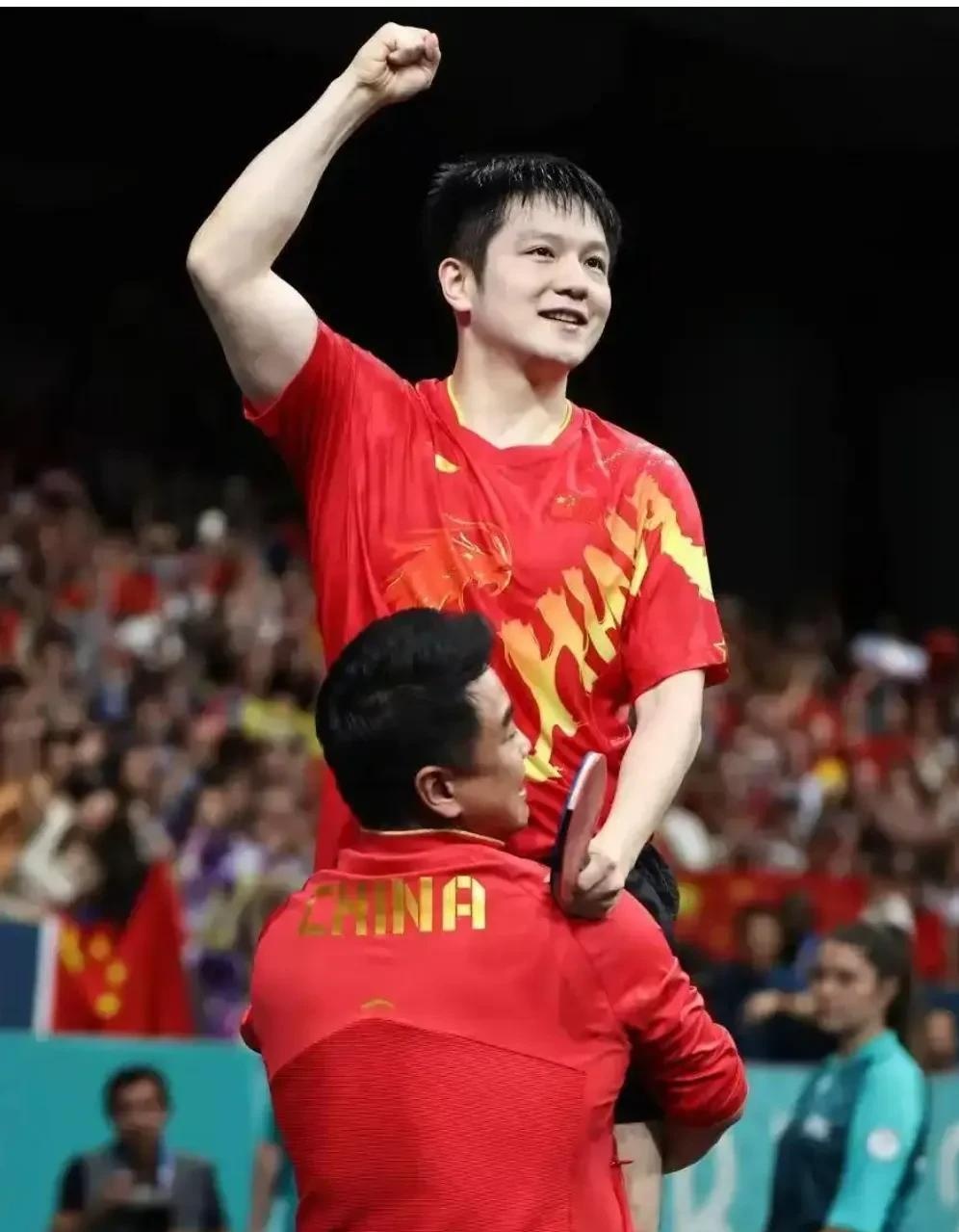 中国队完胜韩国队，樊振东状态火热