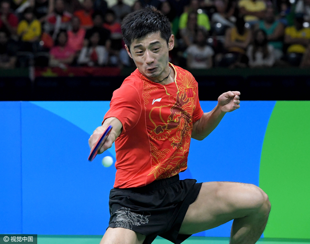 日本队完胜韩国队，张继科刷新纪录